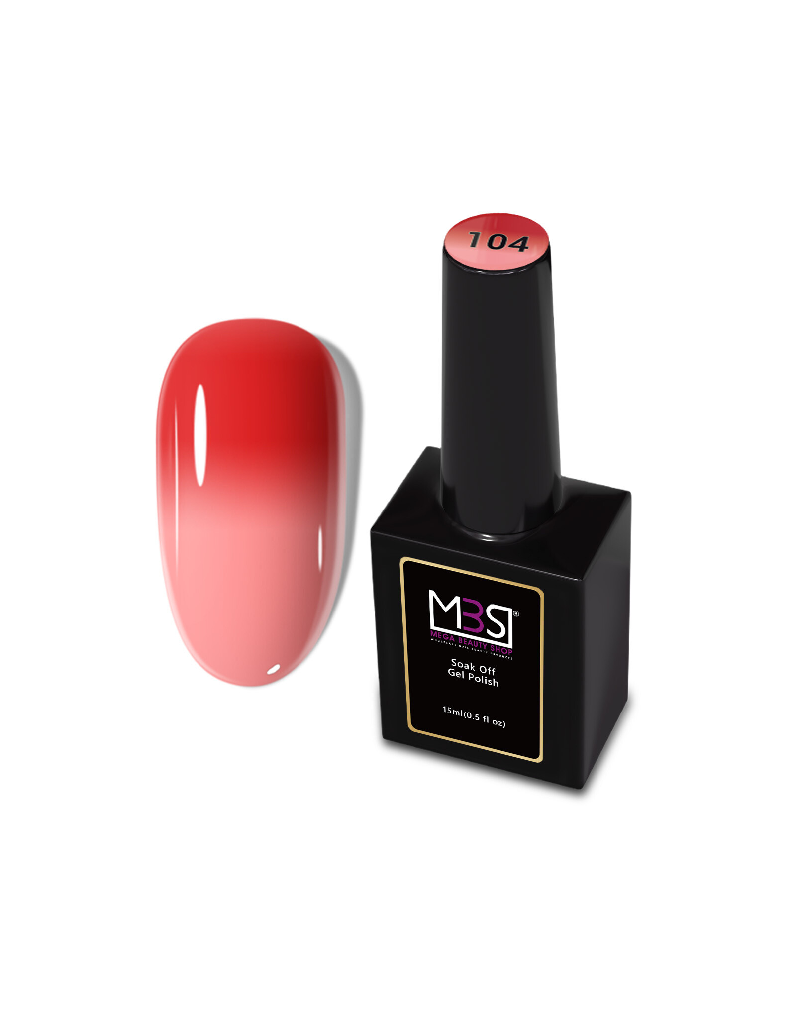 Mega Beauty Shop® Thermo gel polish 15ml. TPO free (104)