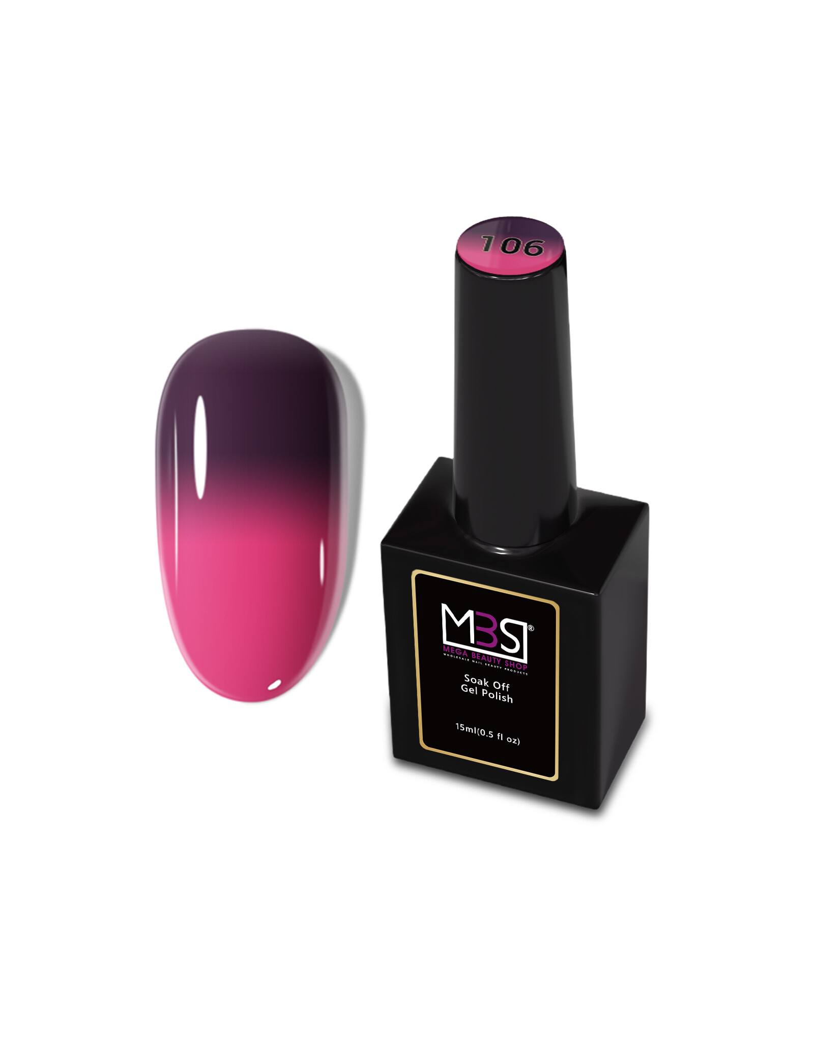 Mega Beauty Shop® Thermo gel polish 15ml. (106)