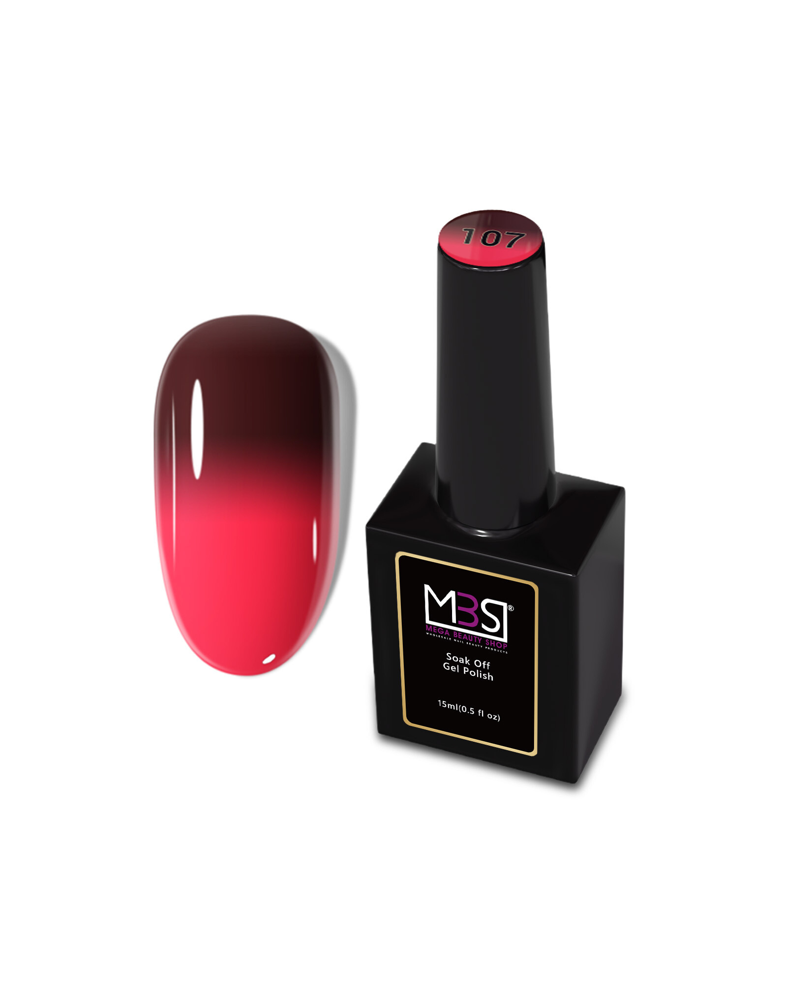 Mega Beauty Shop® Thermo gel polish 15ml.  TPO free (107)