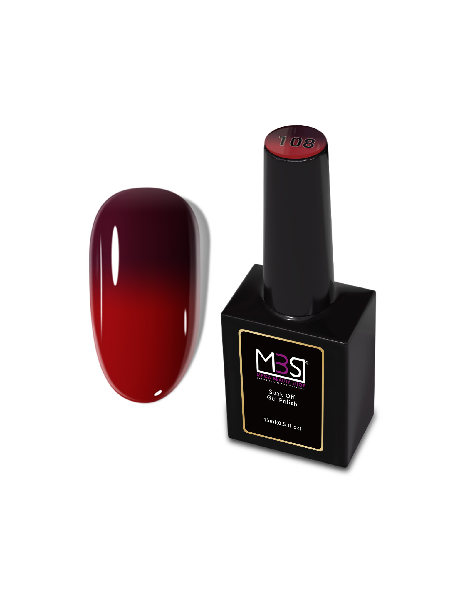 Mega Beauty Shop® Thermo gel polish 15ml. (108)