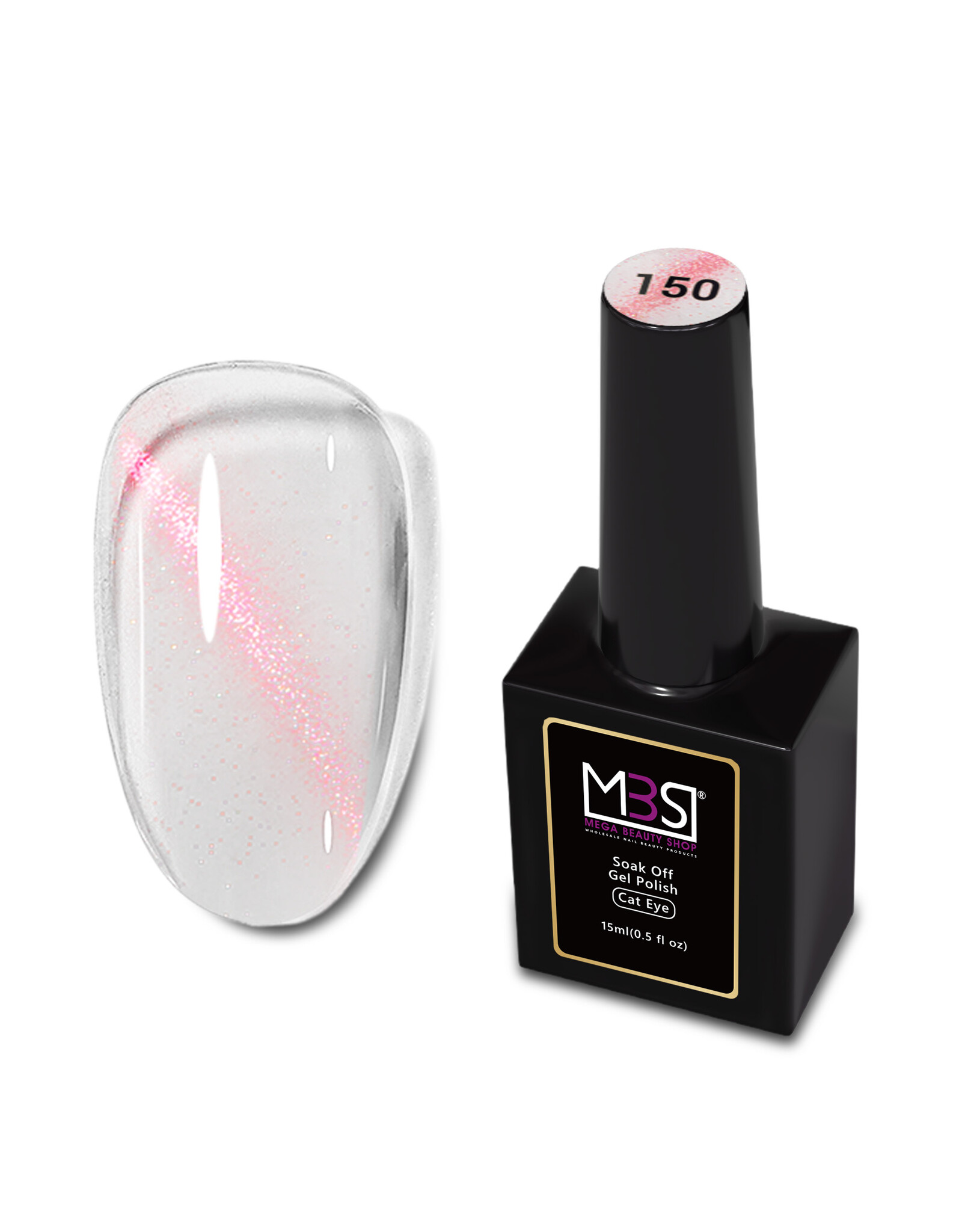 Mega Beauty Shop® Cat Eye gel polish 15ml.  TPO free (150)