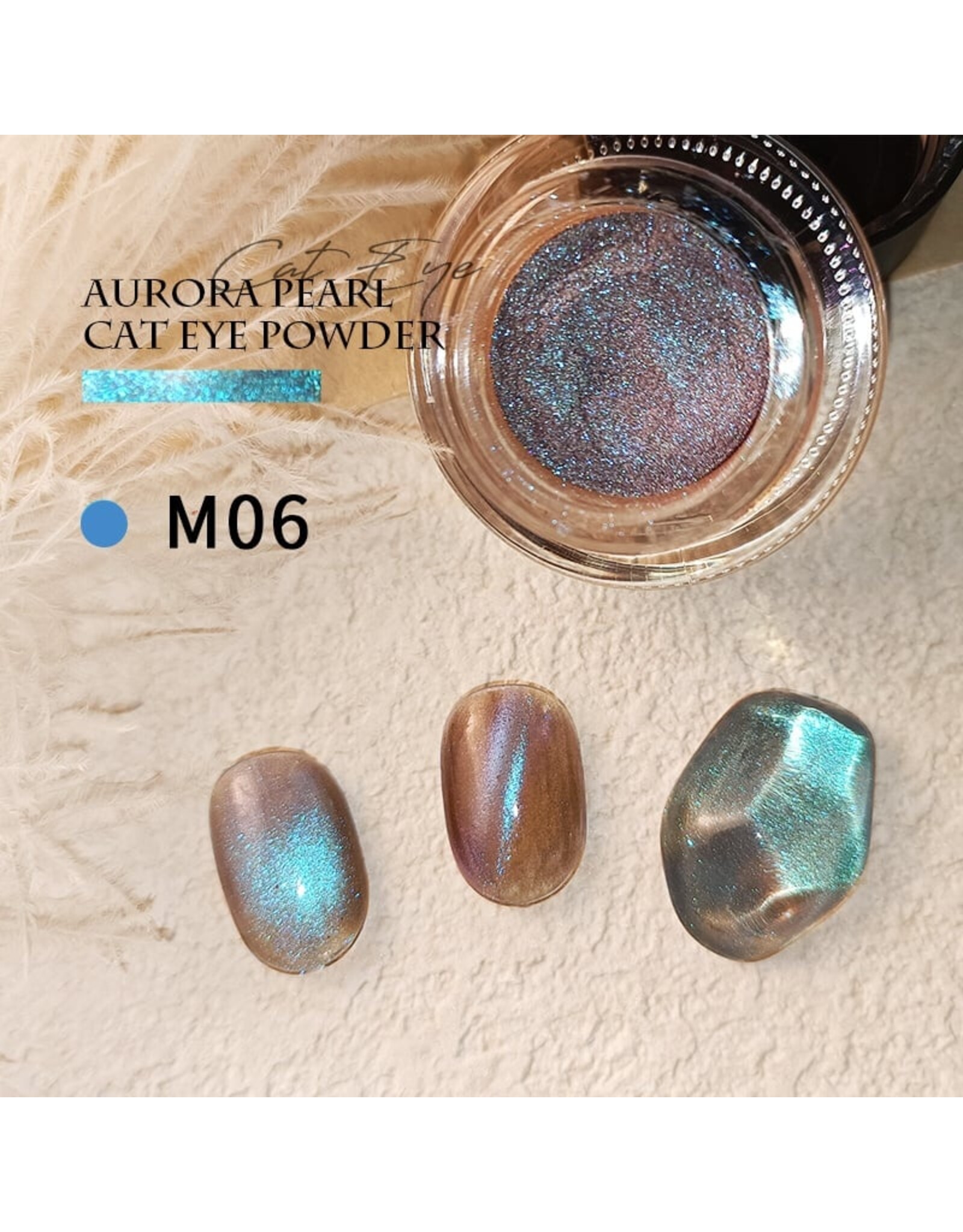 Mega Beauty Shop® Aurora pearl/cateye poeder (06)