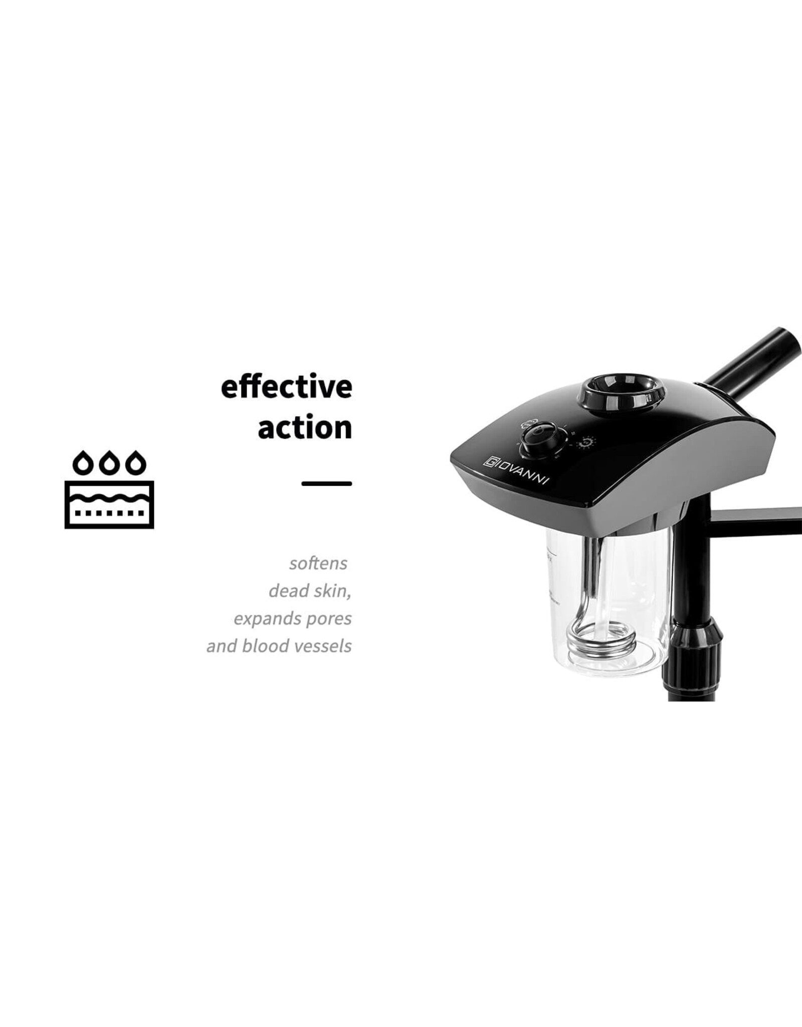 Mega Beauty Shop® Vapozone met loeplamp wit