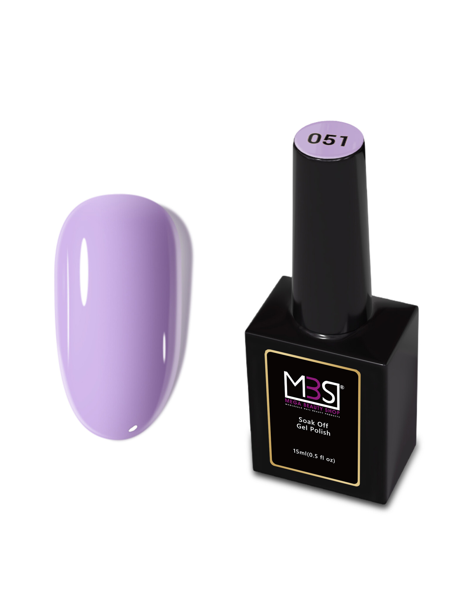 Mega Beauty Shop® Gel polish PRO 15ml.  TPO free (051)