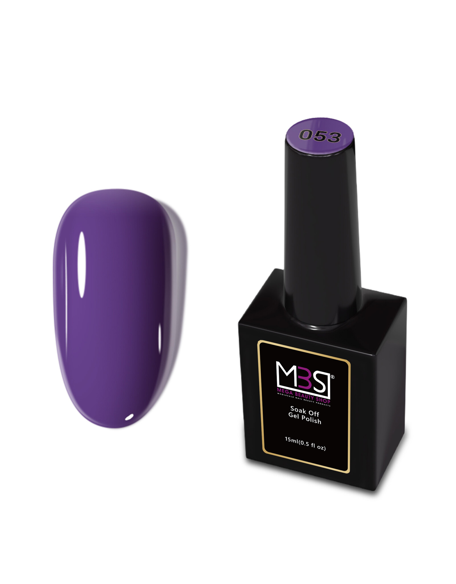Mega Beauty Shop® Gel polish PRO 15ml.  TPO free (053)