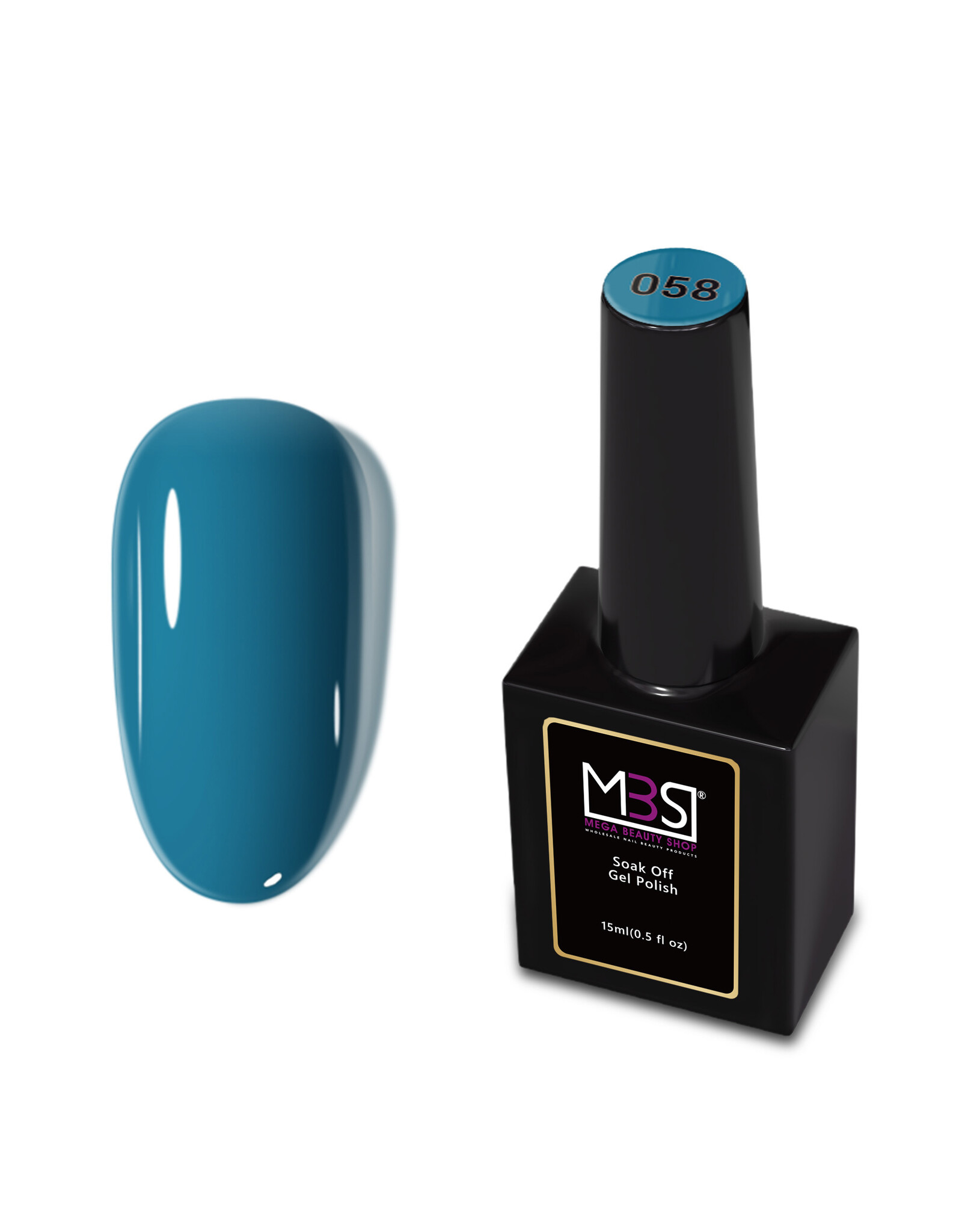 Mega Beauty Shop® Gel polish PRO 15ml. TPO free (058)