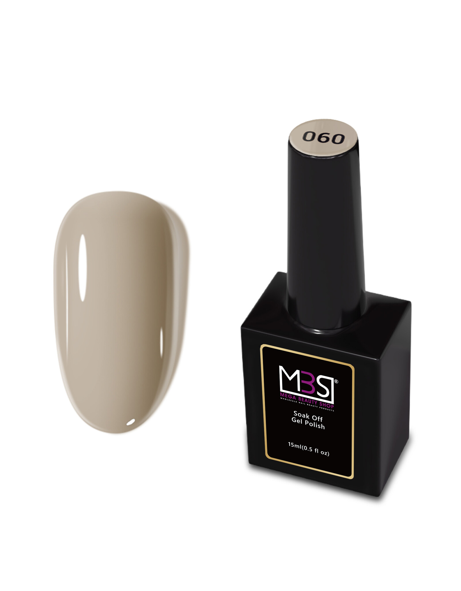 Mega Beauty Shop® Gel polish PRO 15ml.  TPO free (060)