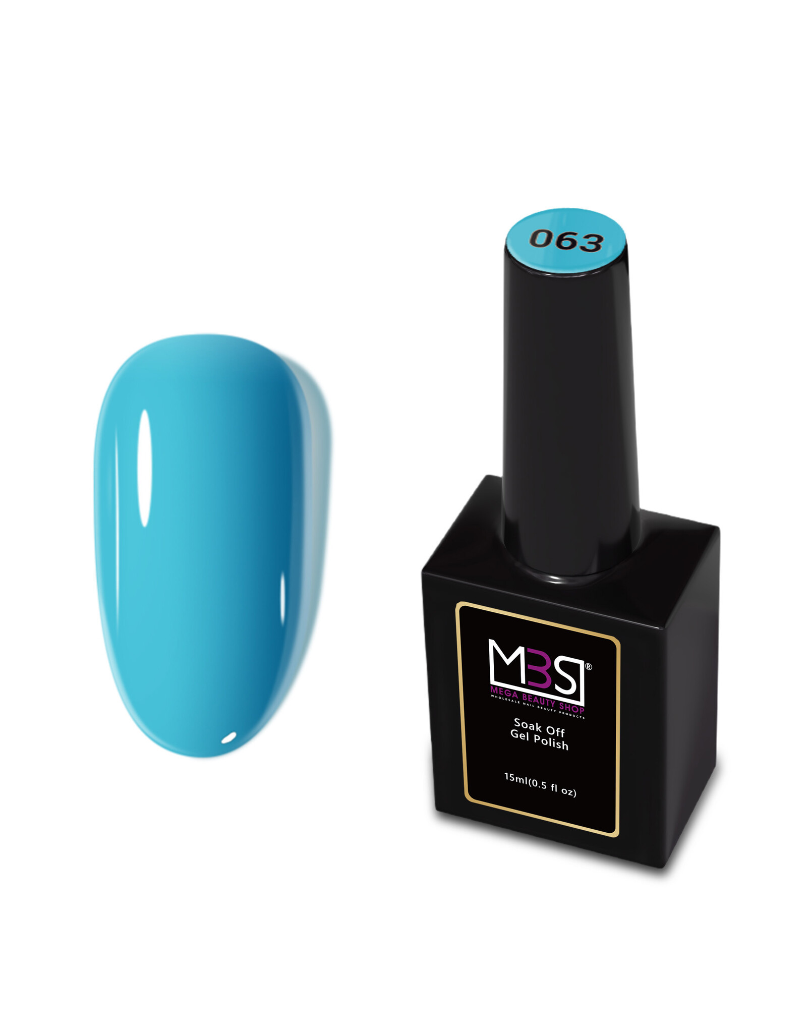 Mega Beauty Shop® Gel polish PRO 15ml.  TPO free (063)