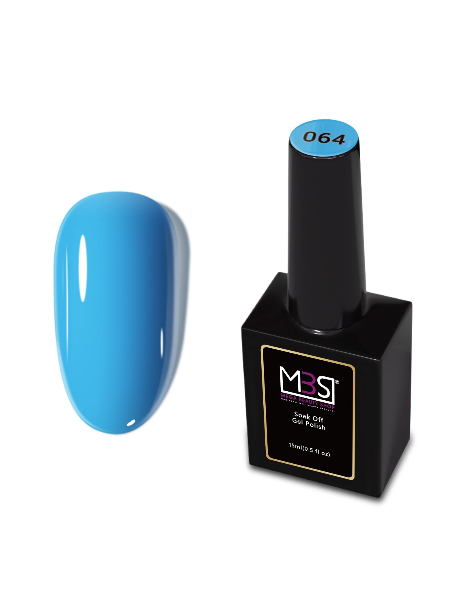 Mega Beauty Shop® Gel polish PRO 15ml.  TPO free (064)