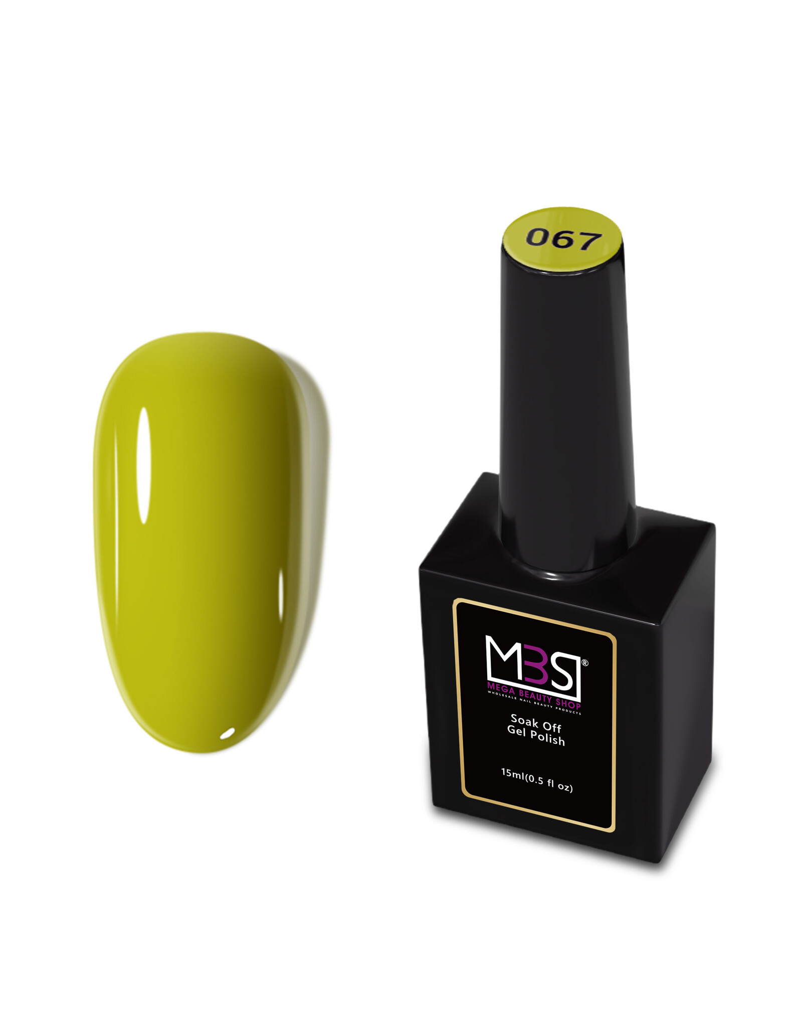 Mega Beauty Shop® Gel polish PRO 15ml.  TPO free (067)