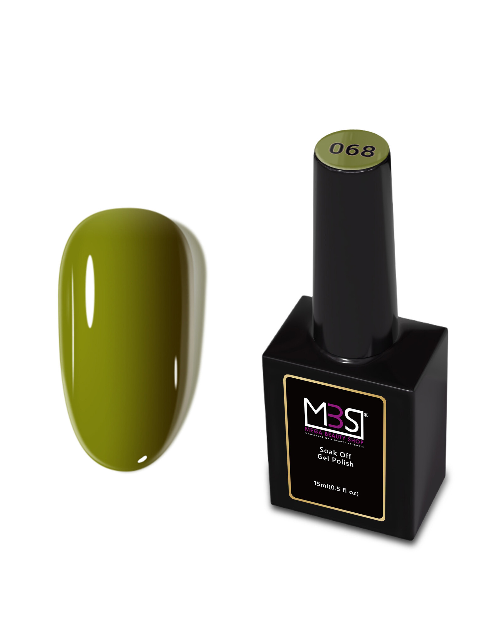 Mega Beauty Shop® Gel polish PRO 15ml.  TPO free (068)