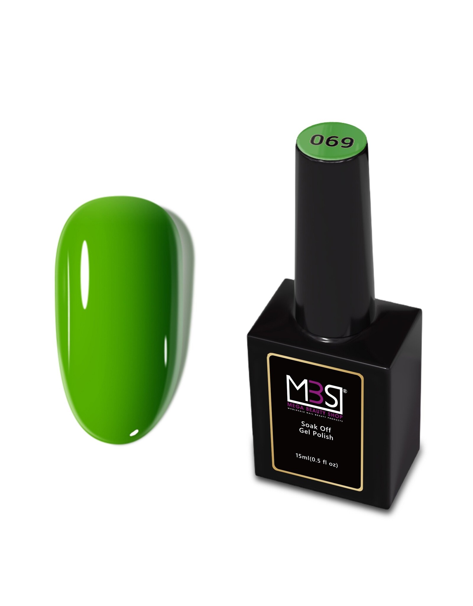 Mega Beauty Shop® Gel polish PRO 15ml.  TPO free (069)