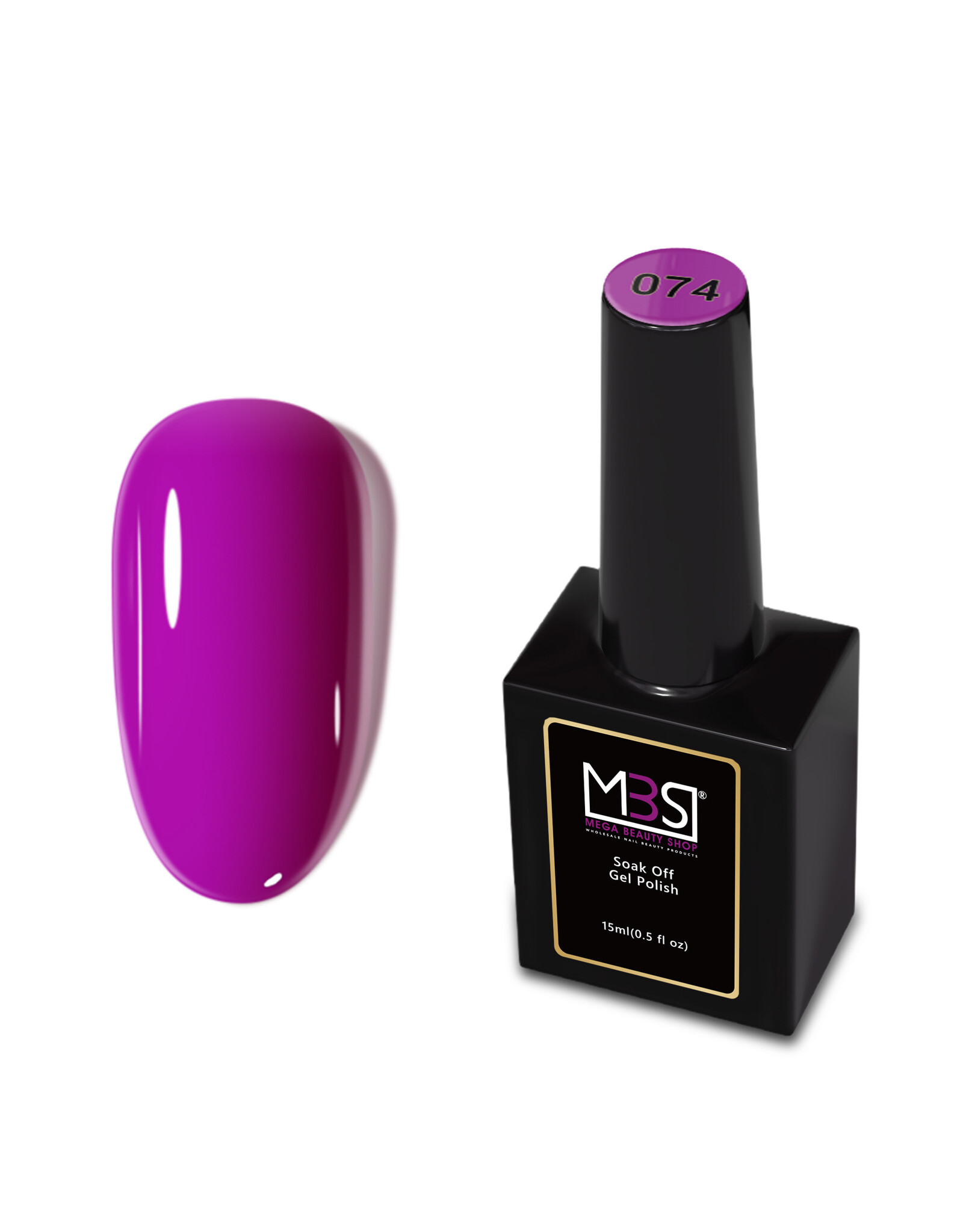 Mega Beauty Shop® Gel polish PRO 15ml. TPO free (074)