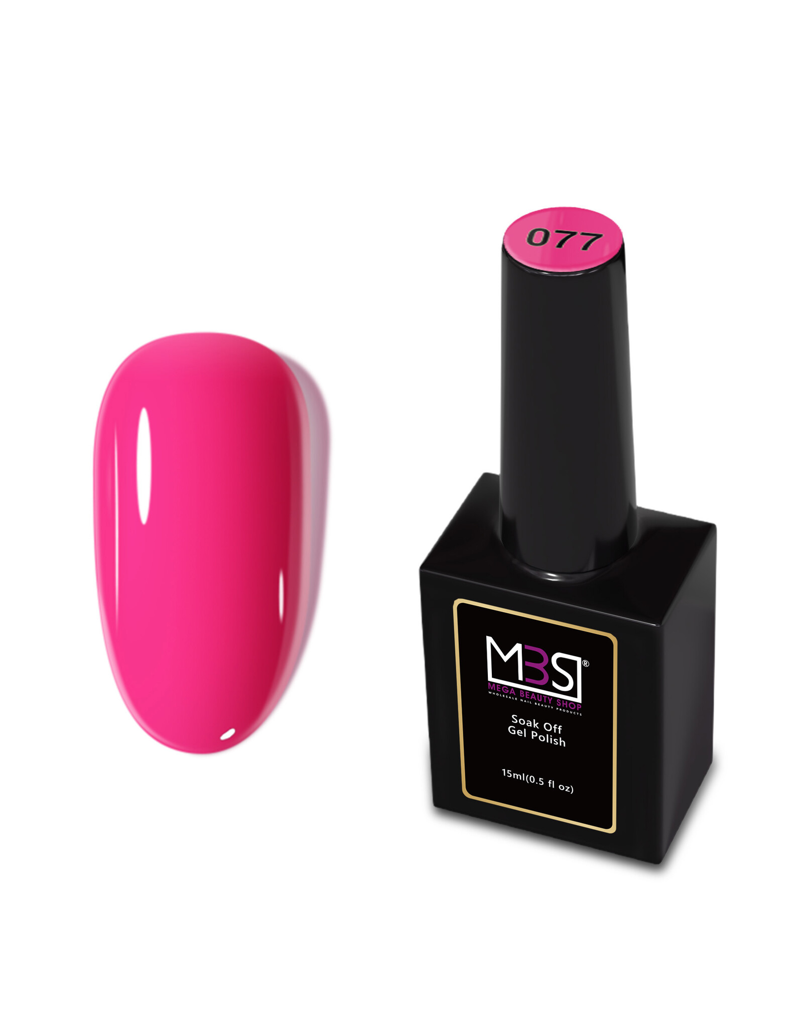 Mega Beauty Shop® Gel polish PRO 15ml.  TPO free (077)
