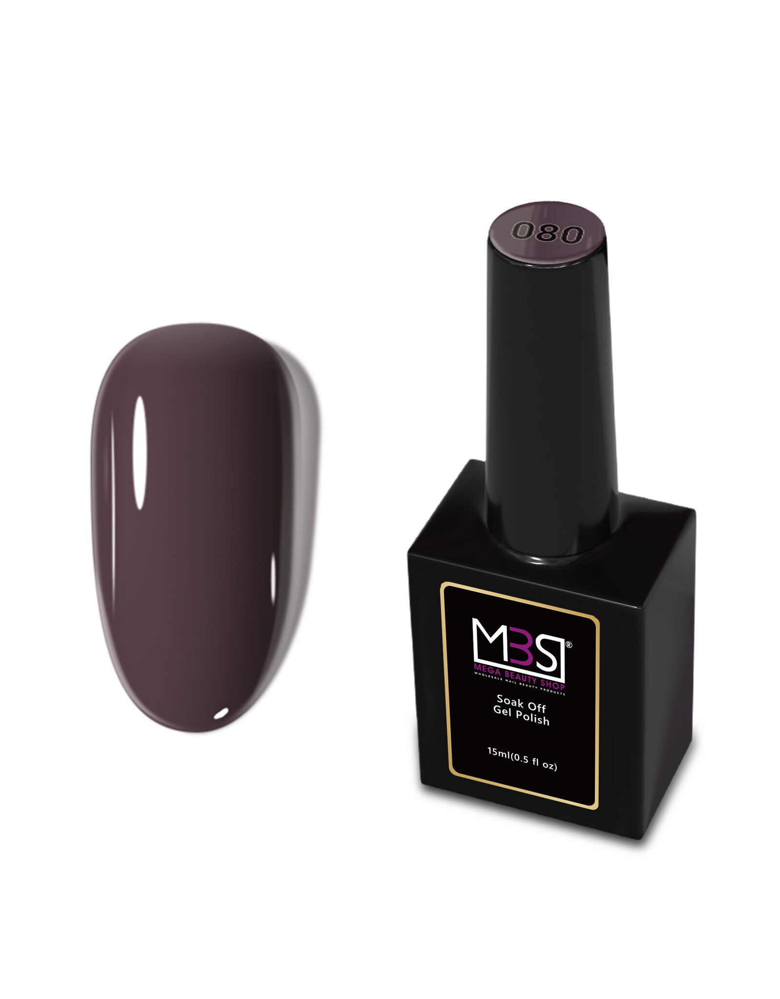 Mega Beauty Shop® Gel polish PRO 15ml.  TPO free (080)