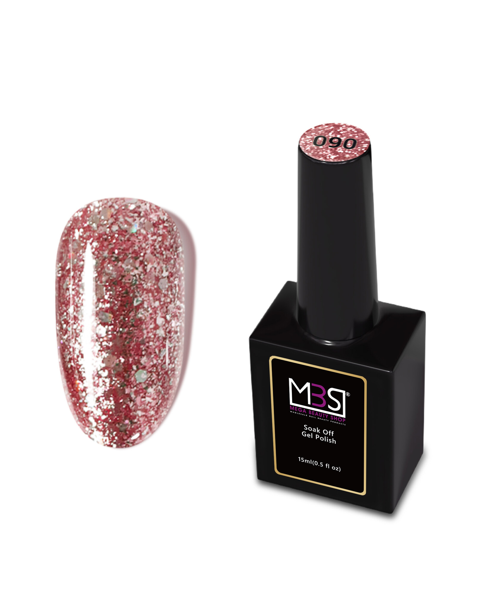 Mega Beauty Shop® Gel polish PRO 15ml.  TPO free (090)