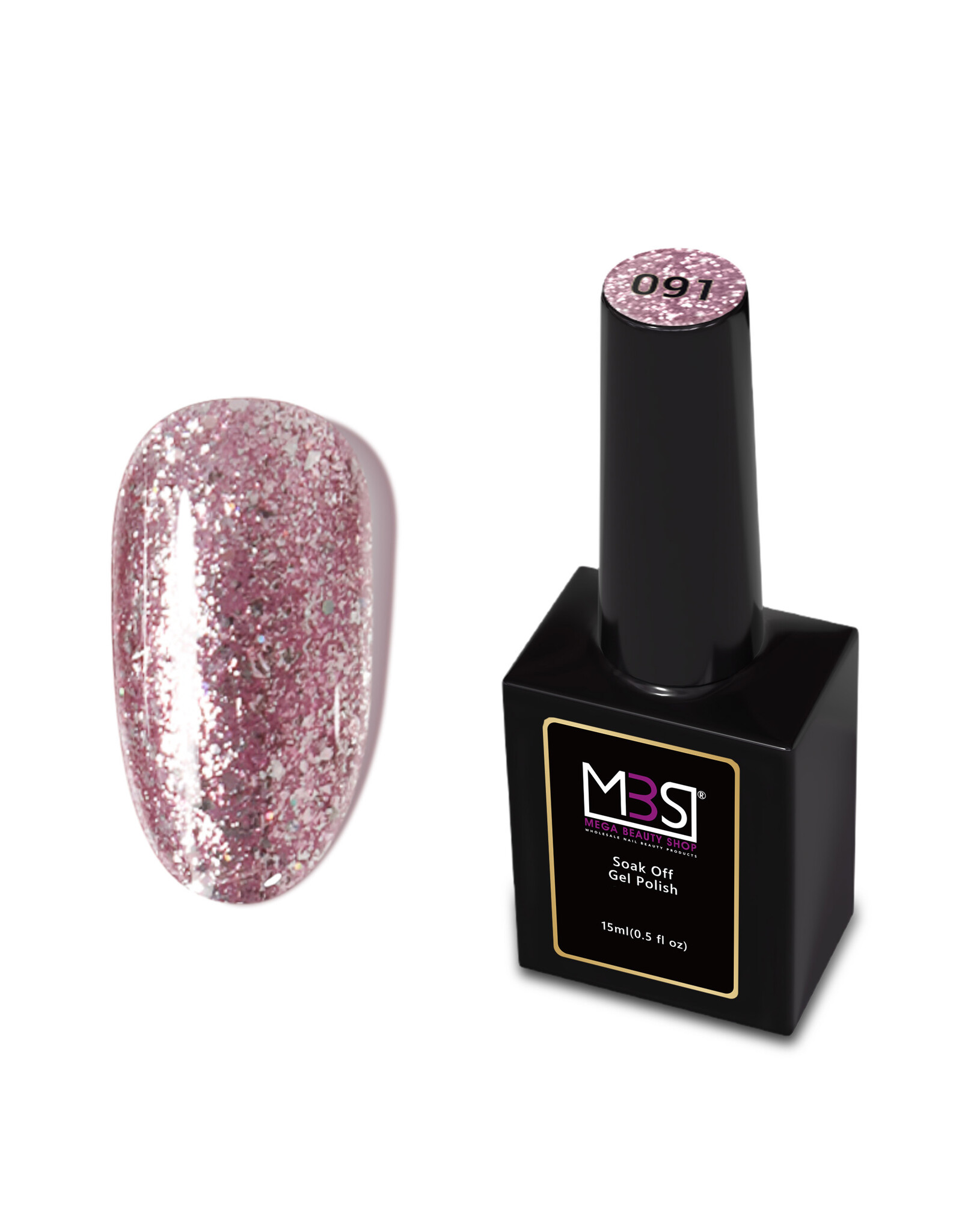 Mega Beauty Shop® Gel polish PRO 15ml. TPO free (091)