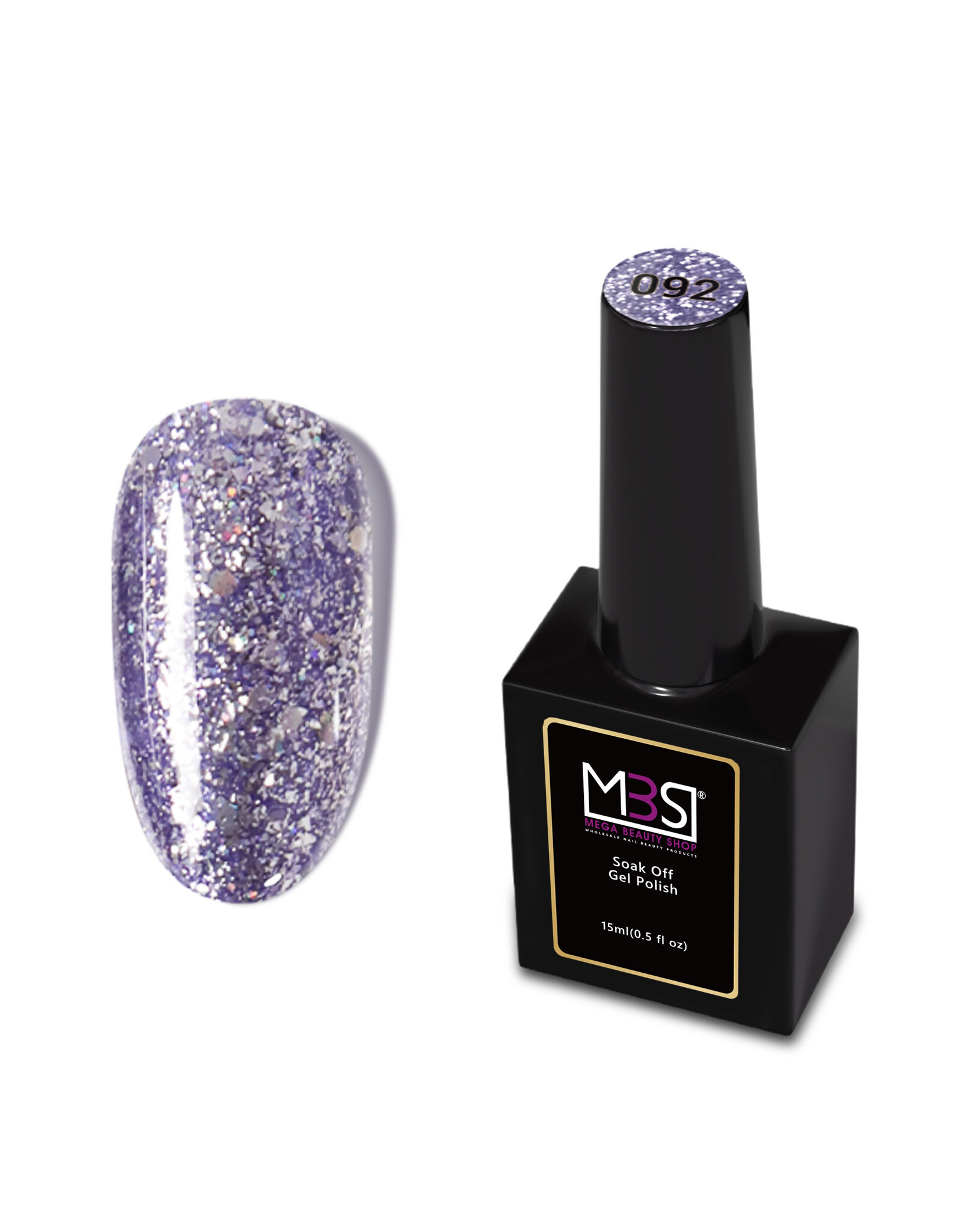 Mega Beauty Shop® Gel polish PRO 15ml.  TPO free (092)