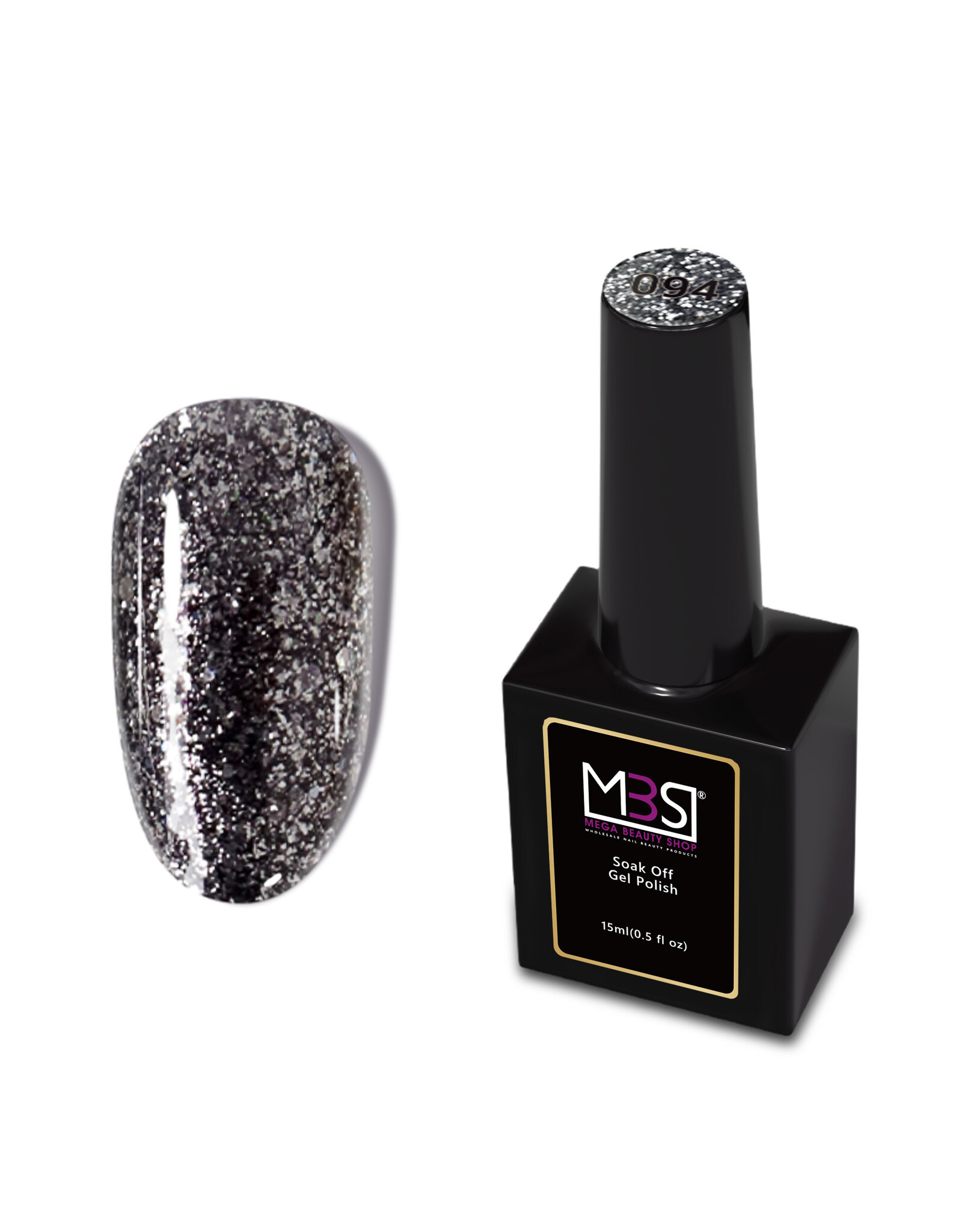 Mega Beauty Shop® Gel polish PRO 15ml.  TPO free (094)