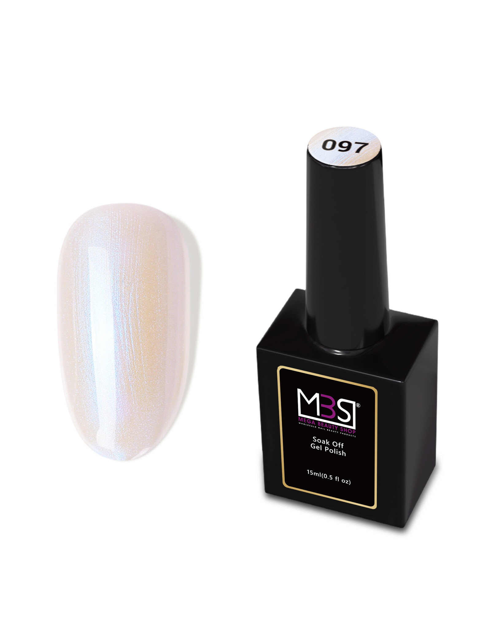 Mega Beauty Shop® Gel polish PRO 15ml. TPO free (097)