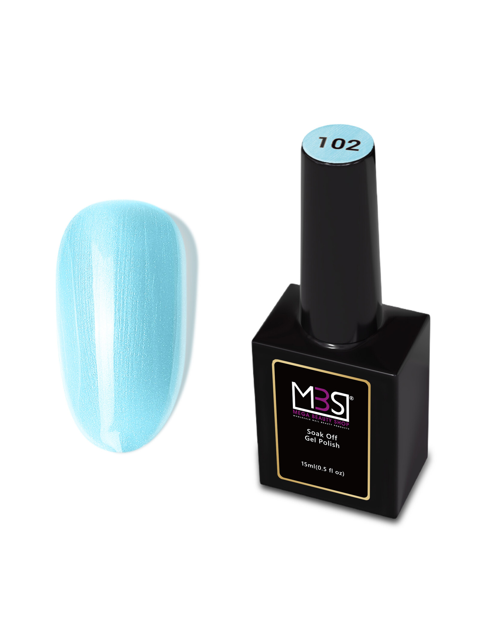 Mega Beauty Shop® Gel polish PRO 15ml.  TPO free (102)