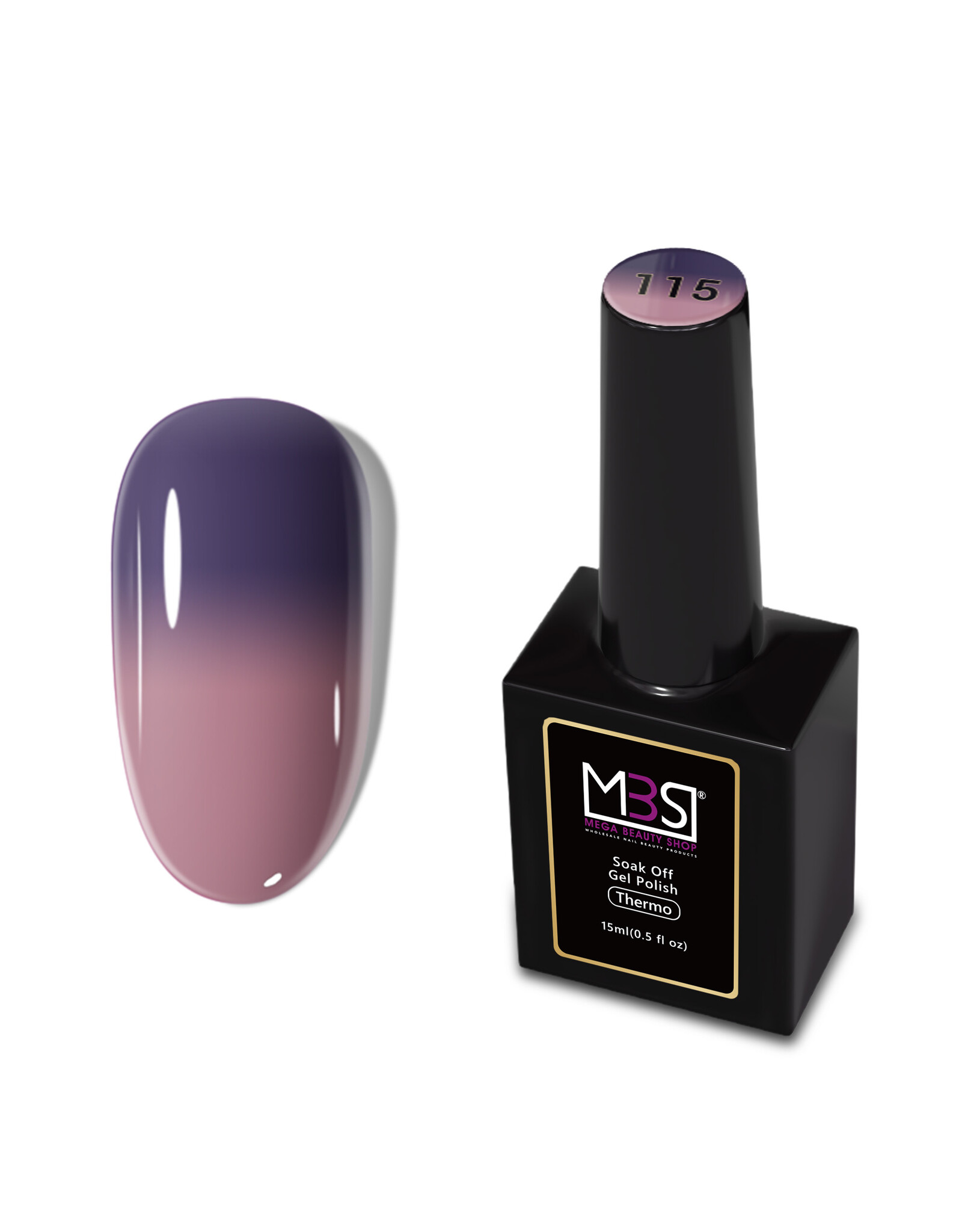 Mega Beauty Shop® Thermo gel polish 15ml.  TPO free (115))