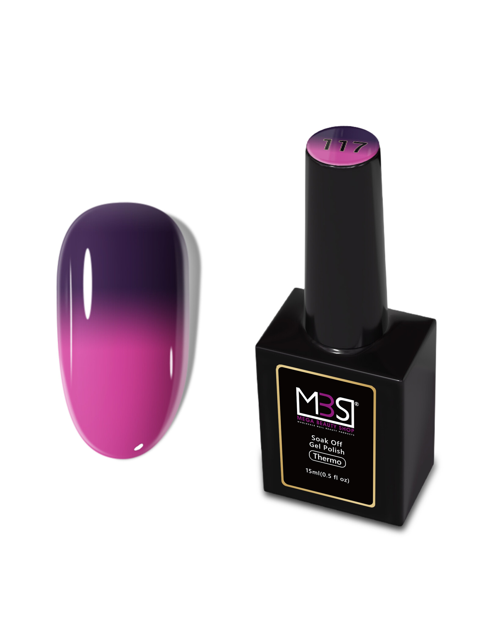 Mega Beauty Shop® Thermo gel polish 15ml. (117)