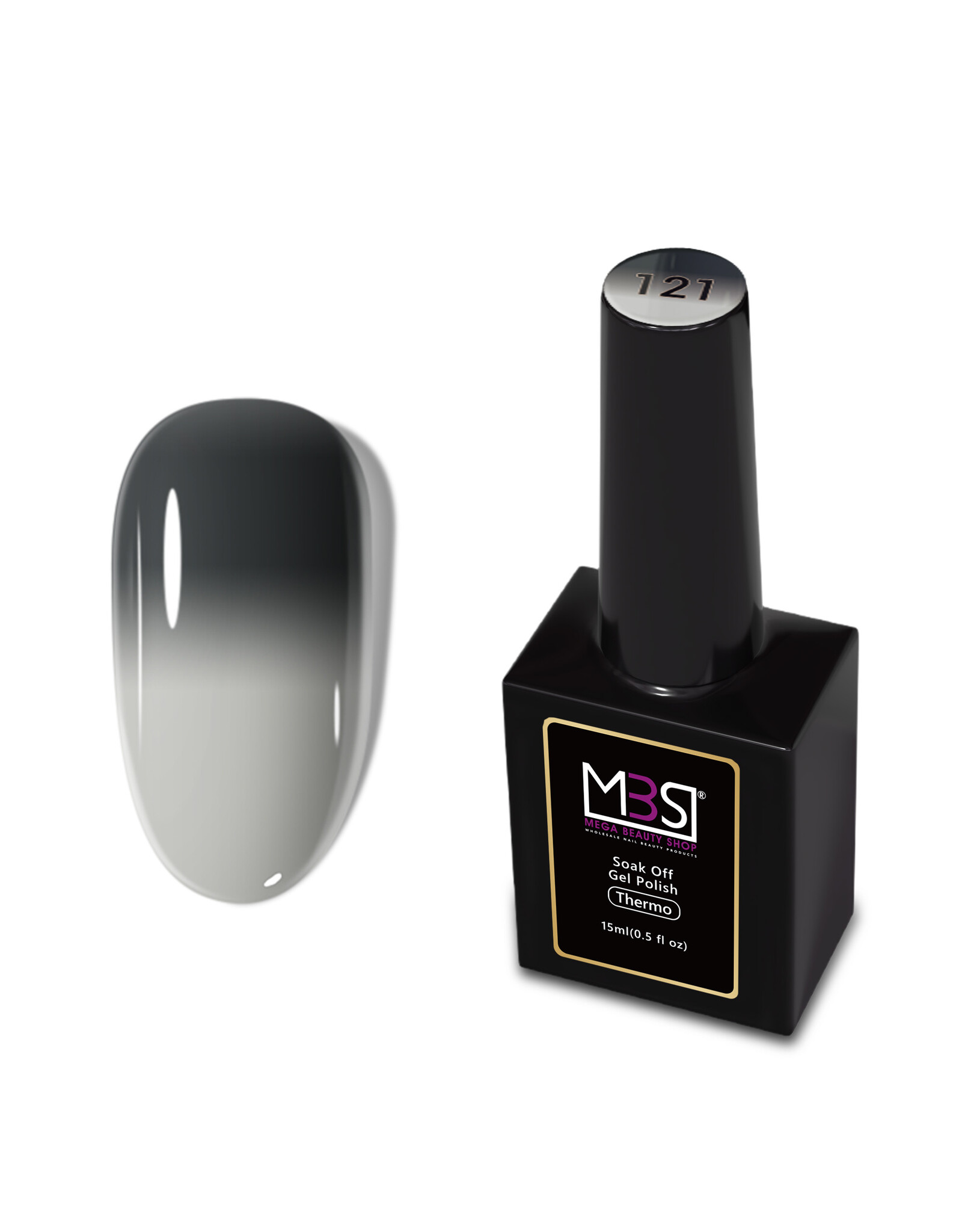 Mega Beauty Shop® Thermo gel polish 15ml. TPO free (121)