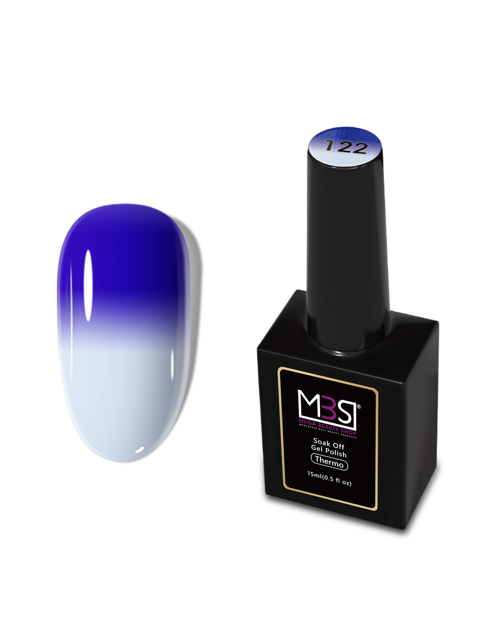 Mega Beauty Shop® Thermo gel polish 15ml.  TPO free (122)