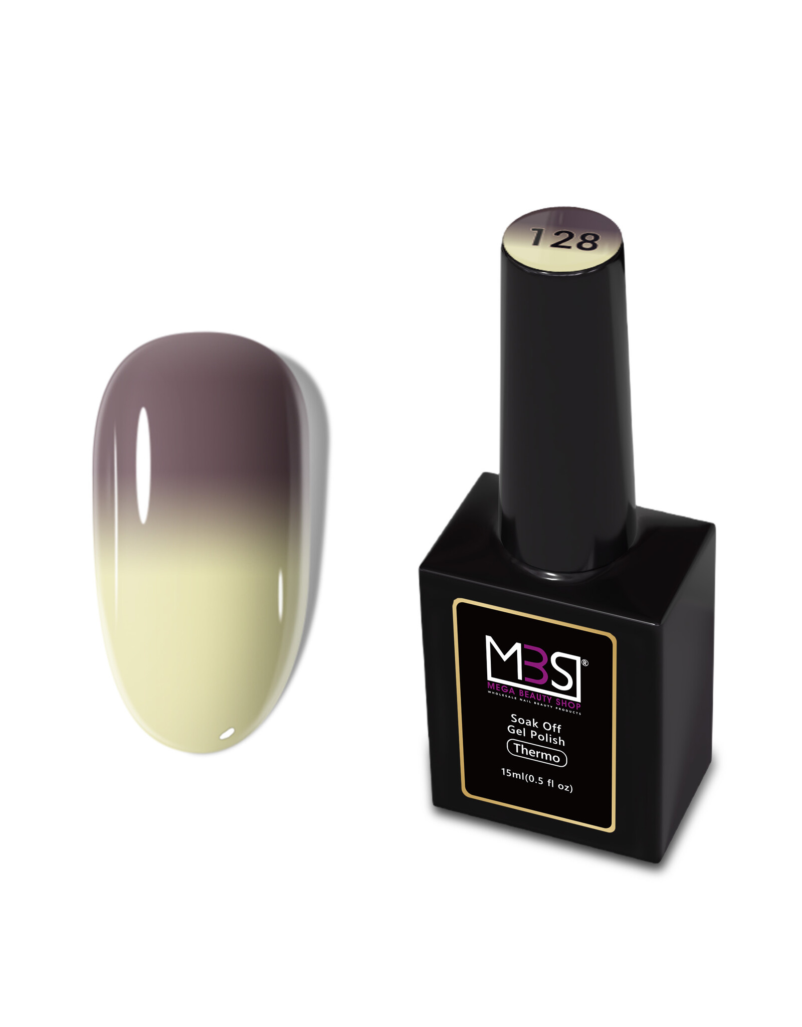 Mega Beauty Shop® Thermo gel polish 15ml.  TPO free (128)