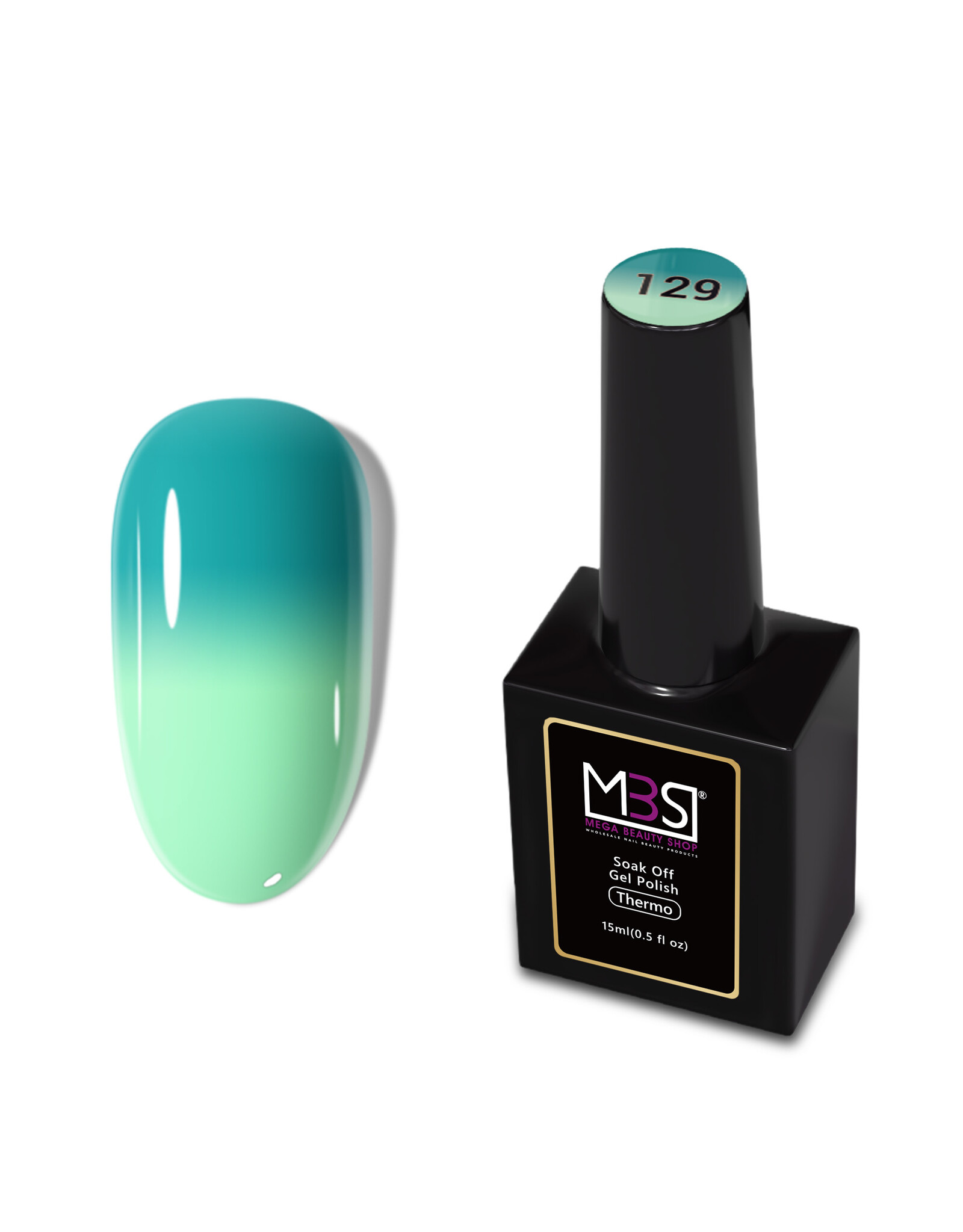 Mega Beauty Shop® Thermo gel polish 15ml.  TPO free (129)