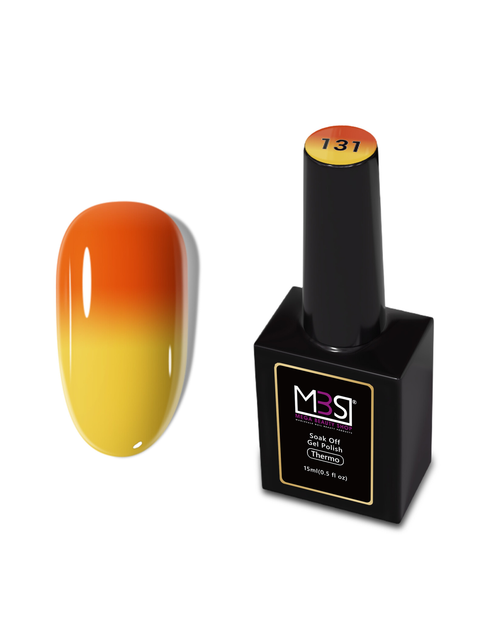 Mega Beauty Shop® Thermo gel polish 15ml.  TPO free (131)