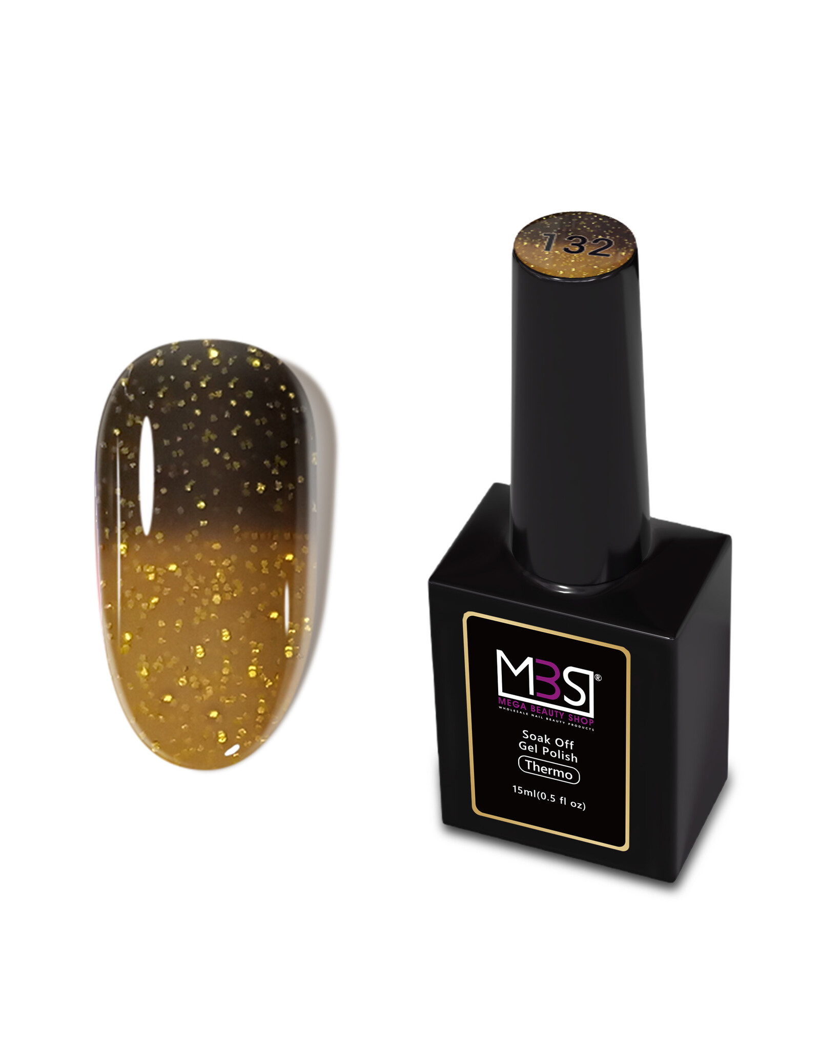 Mega Beauty Shop® Thermo gel polish 15ml.  TPO free (132)