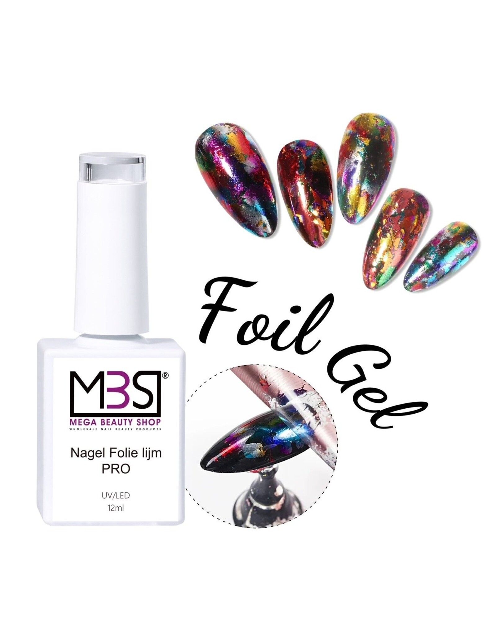 Mega Beauty Shop® Folie gel 12ml. HEMA & TPO free