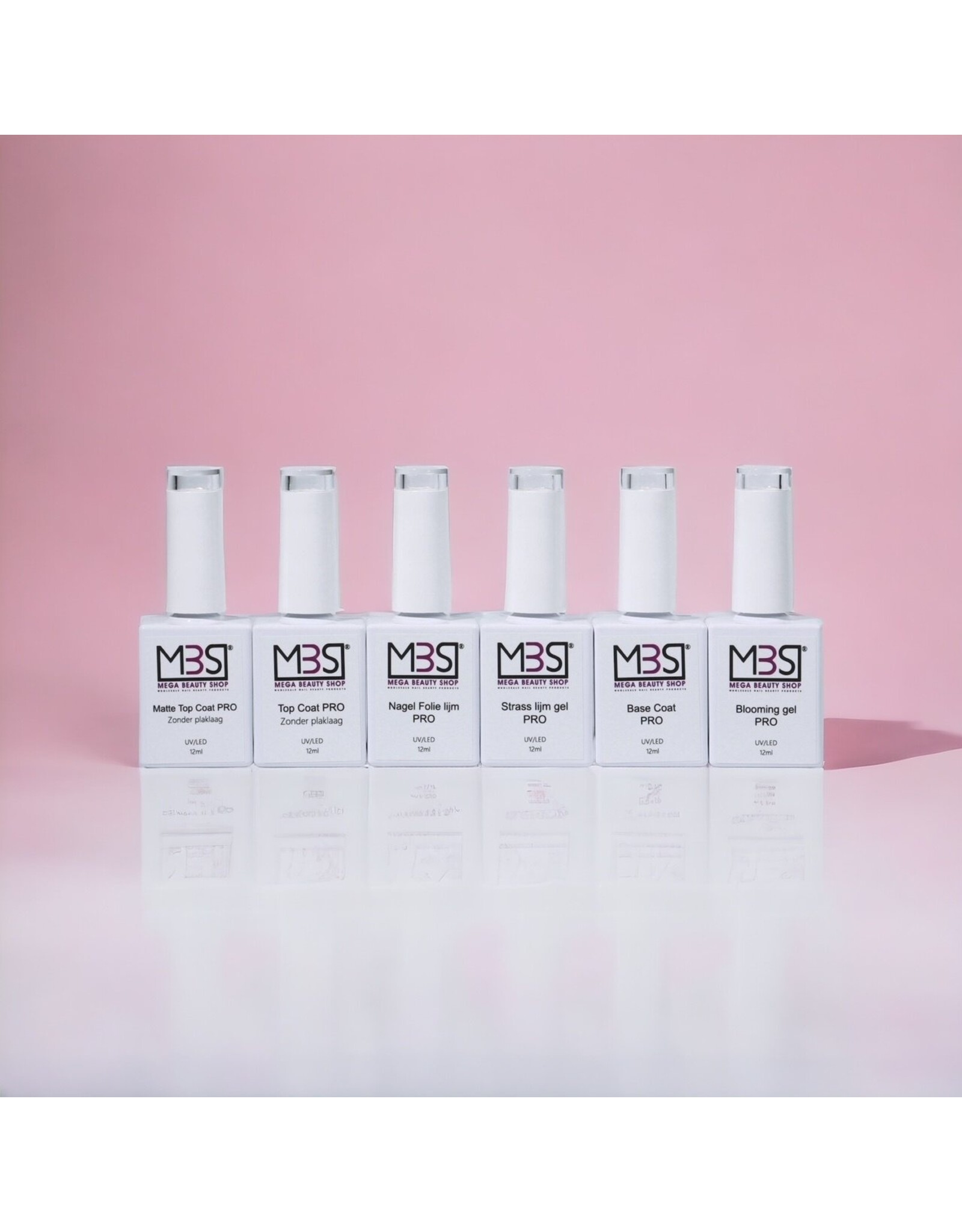 Mega Beauty Shop®  Topcoat  zonder plaklaag 12ml.  HEMA & TPO free