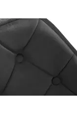 Mega Beauty Shop® Draaistoel LUX Grijs  fluweel