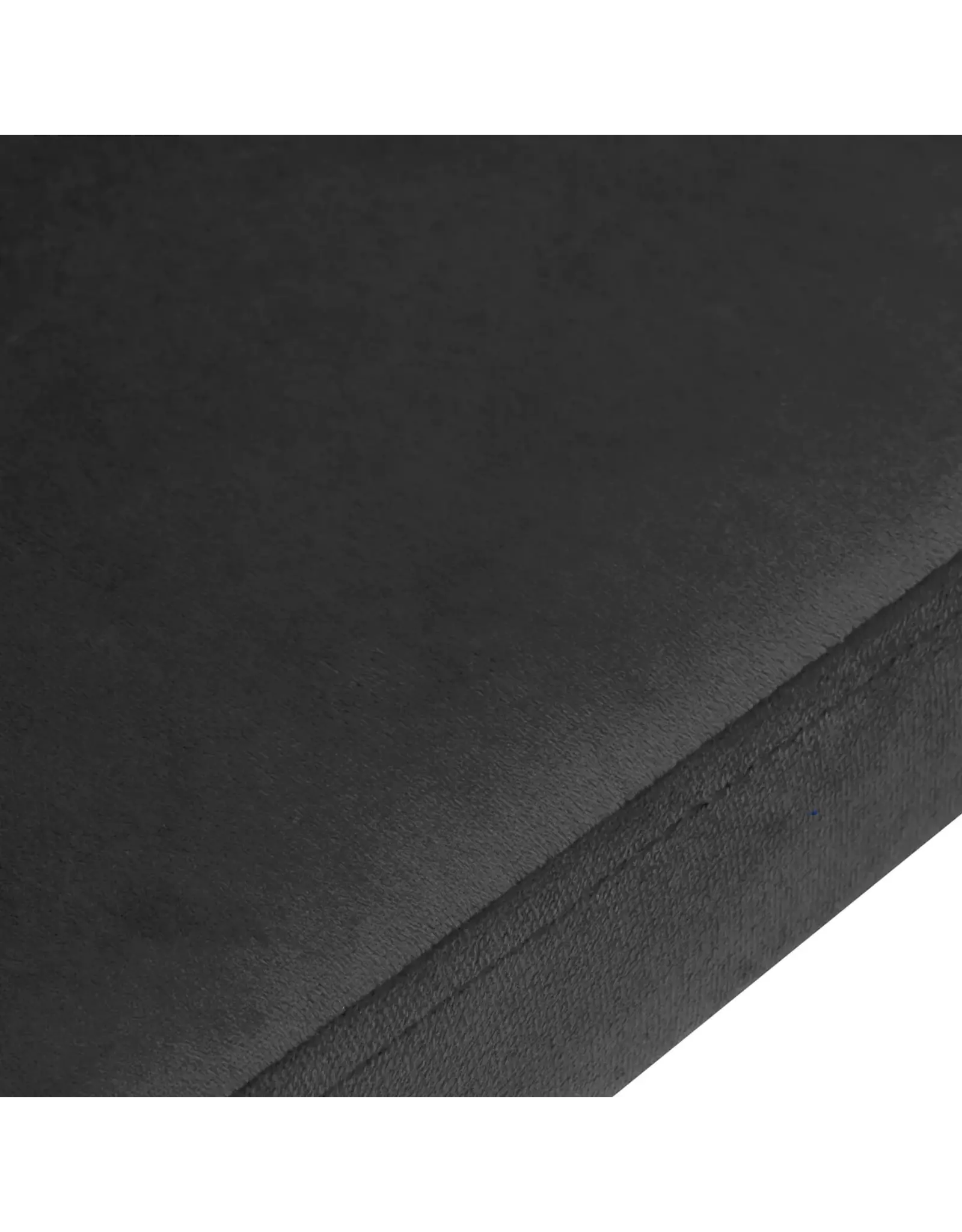 Mega Beauty Shop® Stoel LUX Donker grijs Fluweel