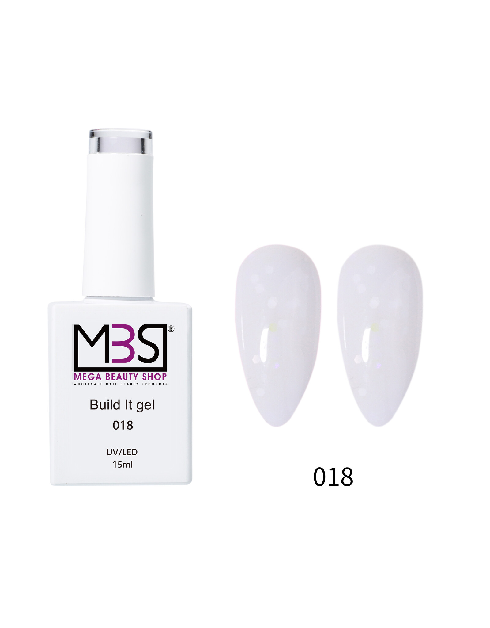 Mega Beauty Shop® Biab gel/Build It gel HEMA & TPO free (018)