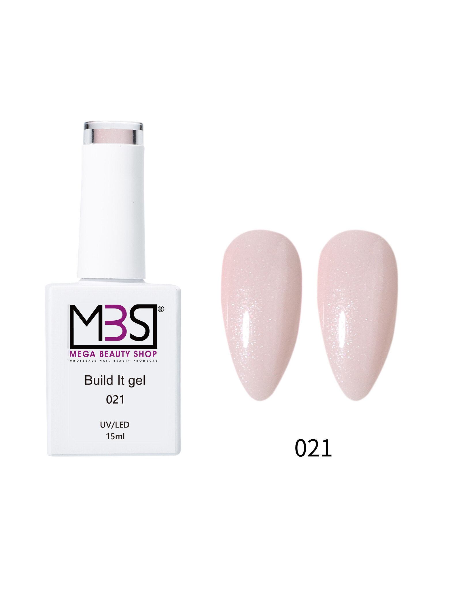 Mega Beauty Shop® Biab gel/Build It gel HEMA & TPO free (021)