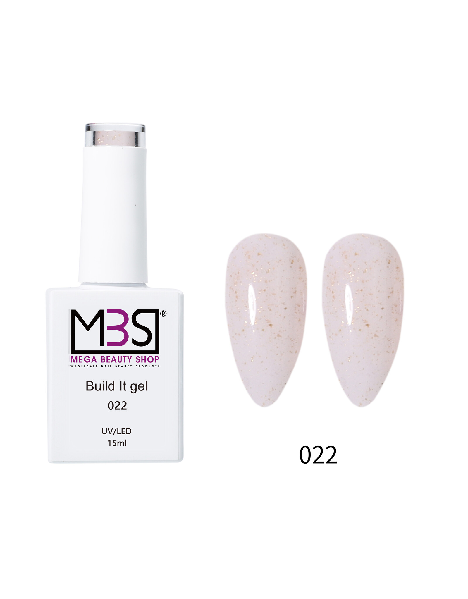 Mega Beauty Shop® Biab gel/Build It gel HEMA & TPO free (022)