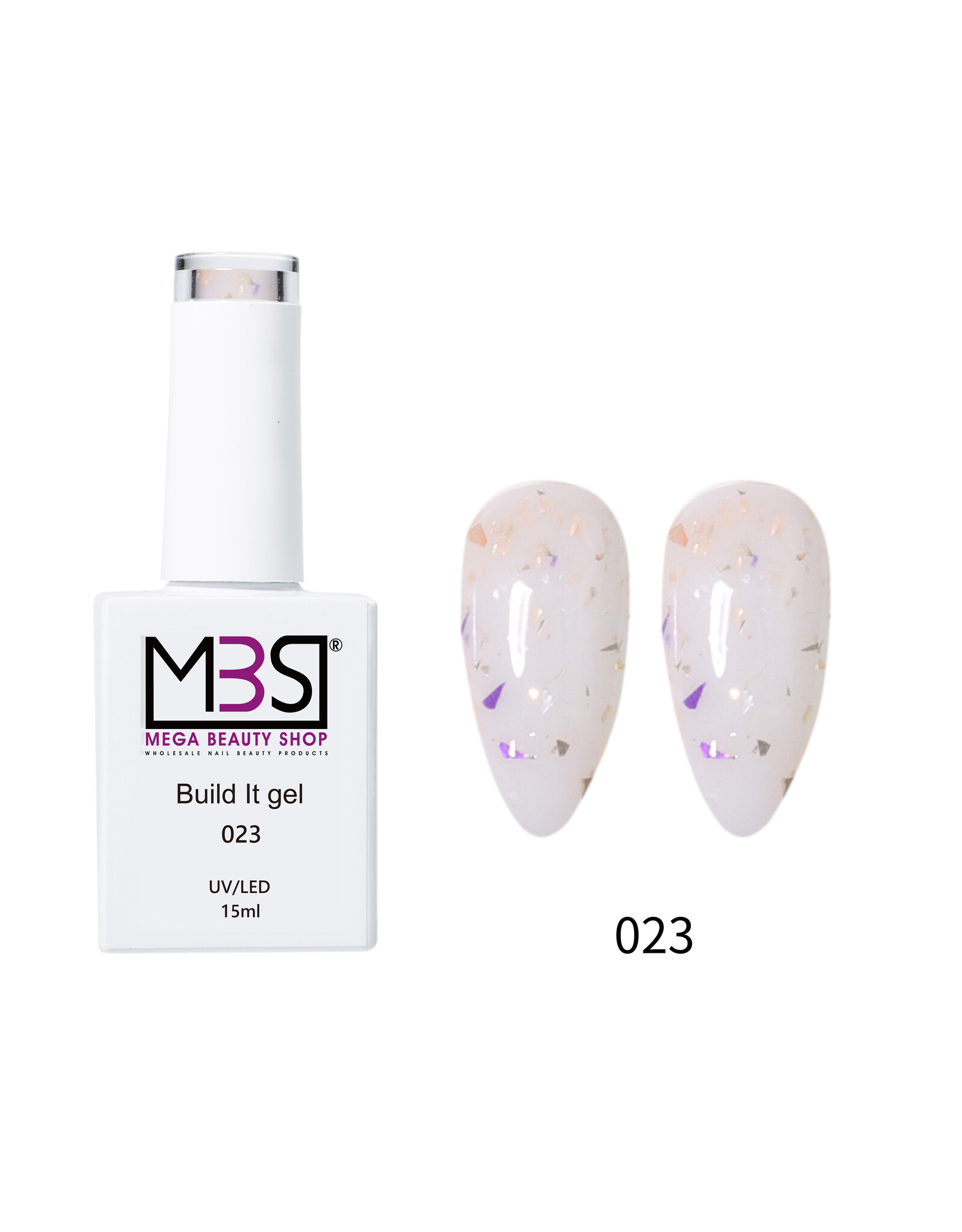 Mega Beauty Shop® Biab gel/Build It gel HEMA & TPO free (023)