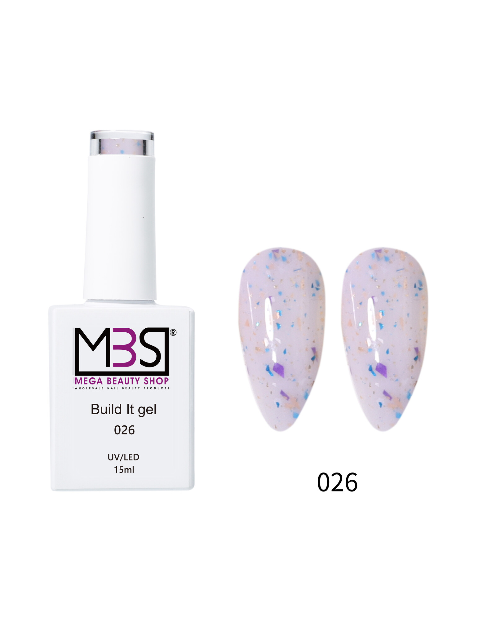Mega Beauty Shop® Biab gel/Build It gel HEMA & TPO free (026)
