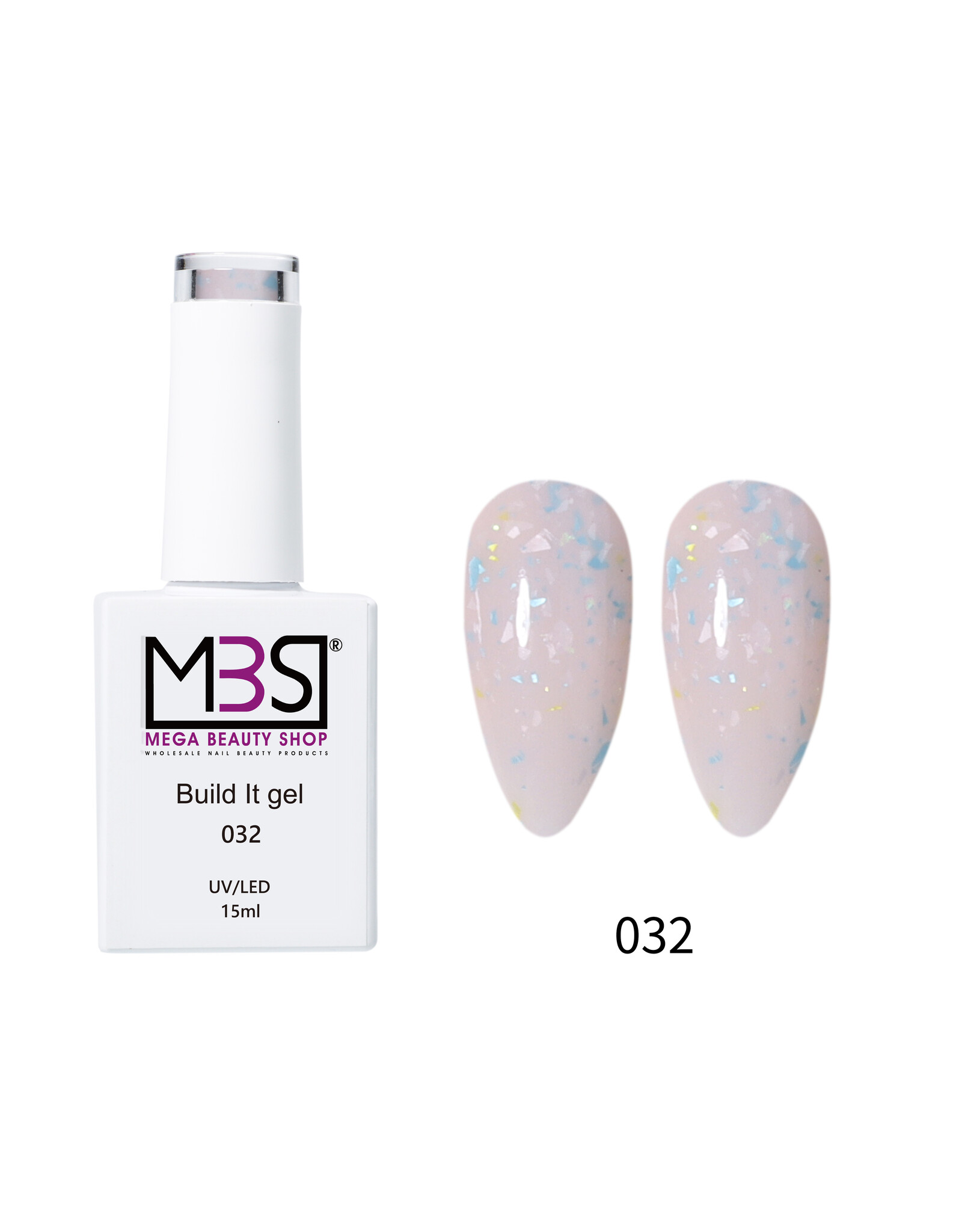 Mega Beauty Shop® Biab gel/Build It gel HEMA & TPO free (032)