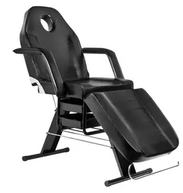 Mega Beauty Shop® Behandelstoel/Pedicurestoel Zwart