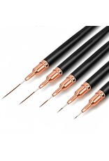 Mega Beauty Shop® Biab nailart penseel set- zwart