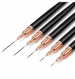 Mega Beauty Shop® Biab nailart penseel set- zwart