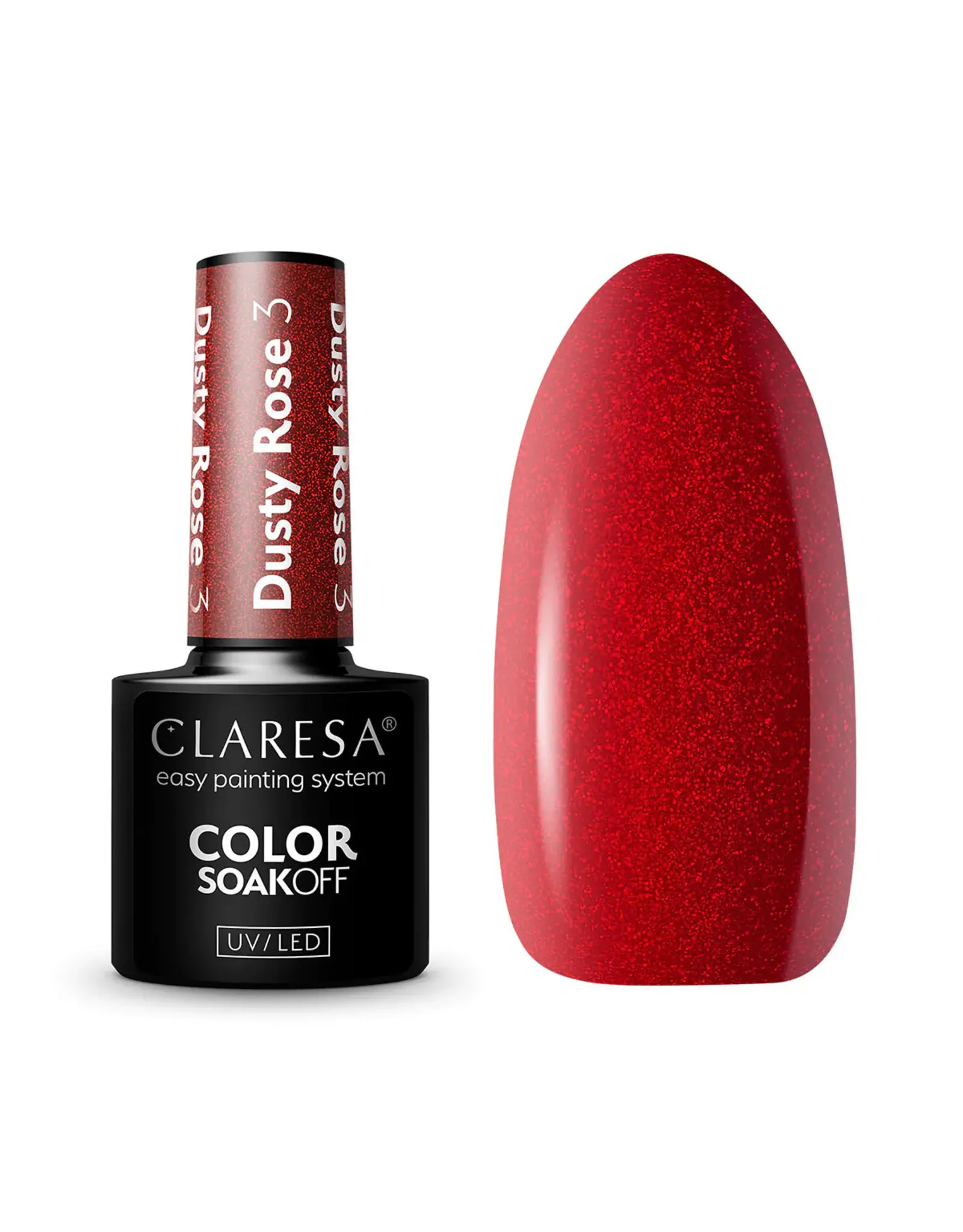 Claresa Gel polish 8ml. Dusty Rose 3