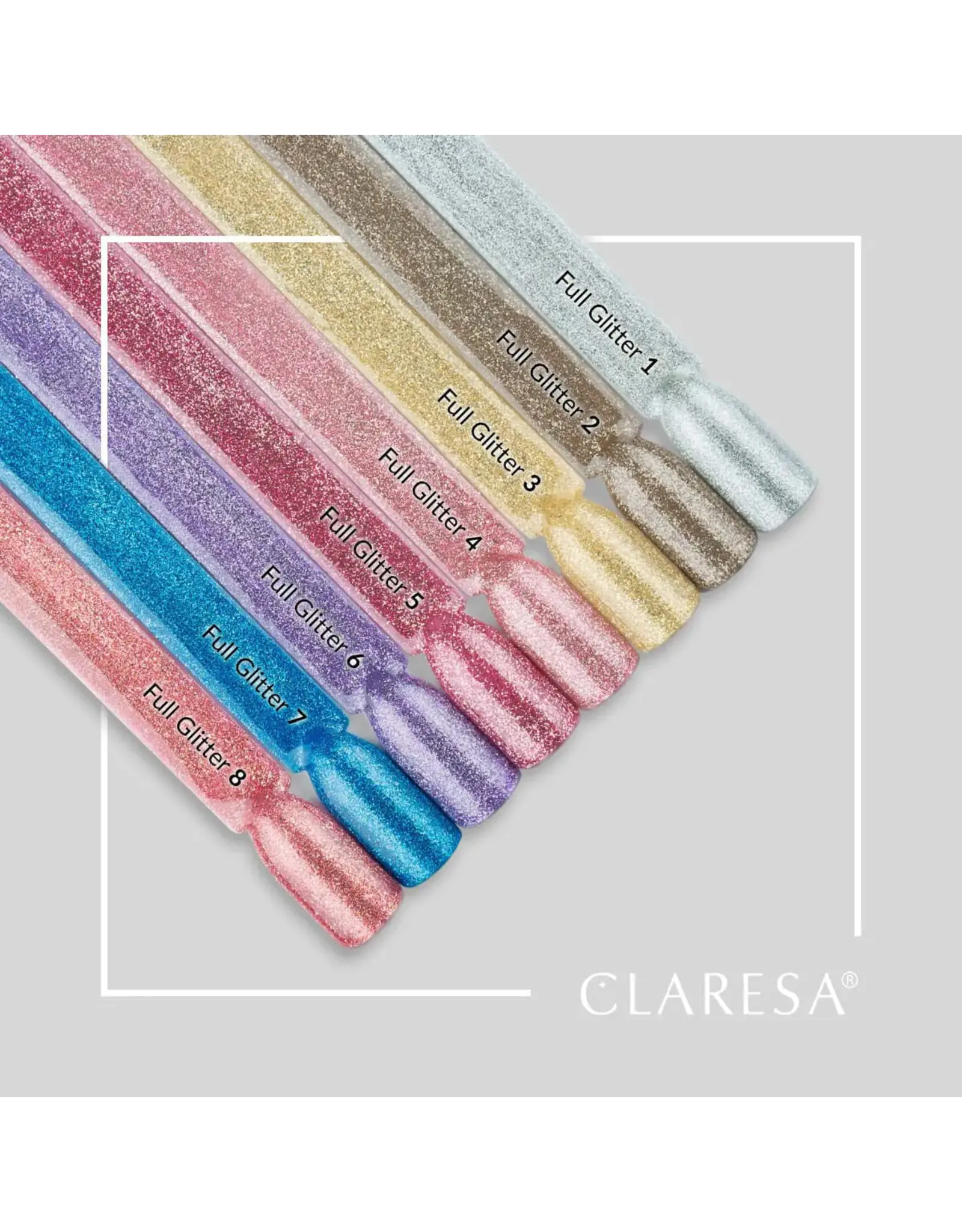 Claresa Gel polish 8ml. Full Glitter 7