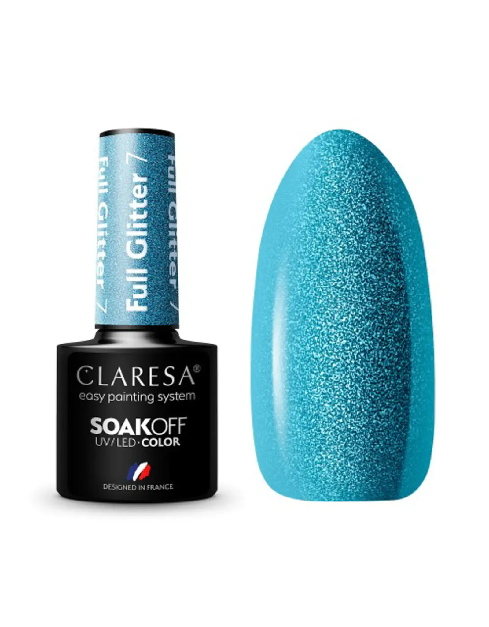 Claresa Gel polish 8ml. Full Glitter 7