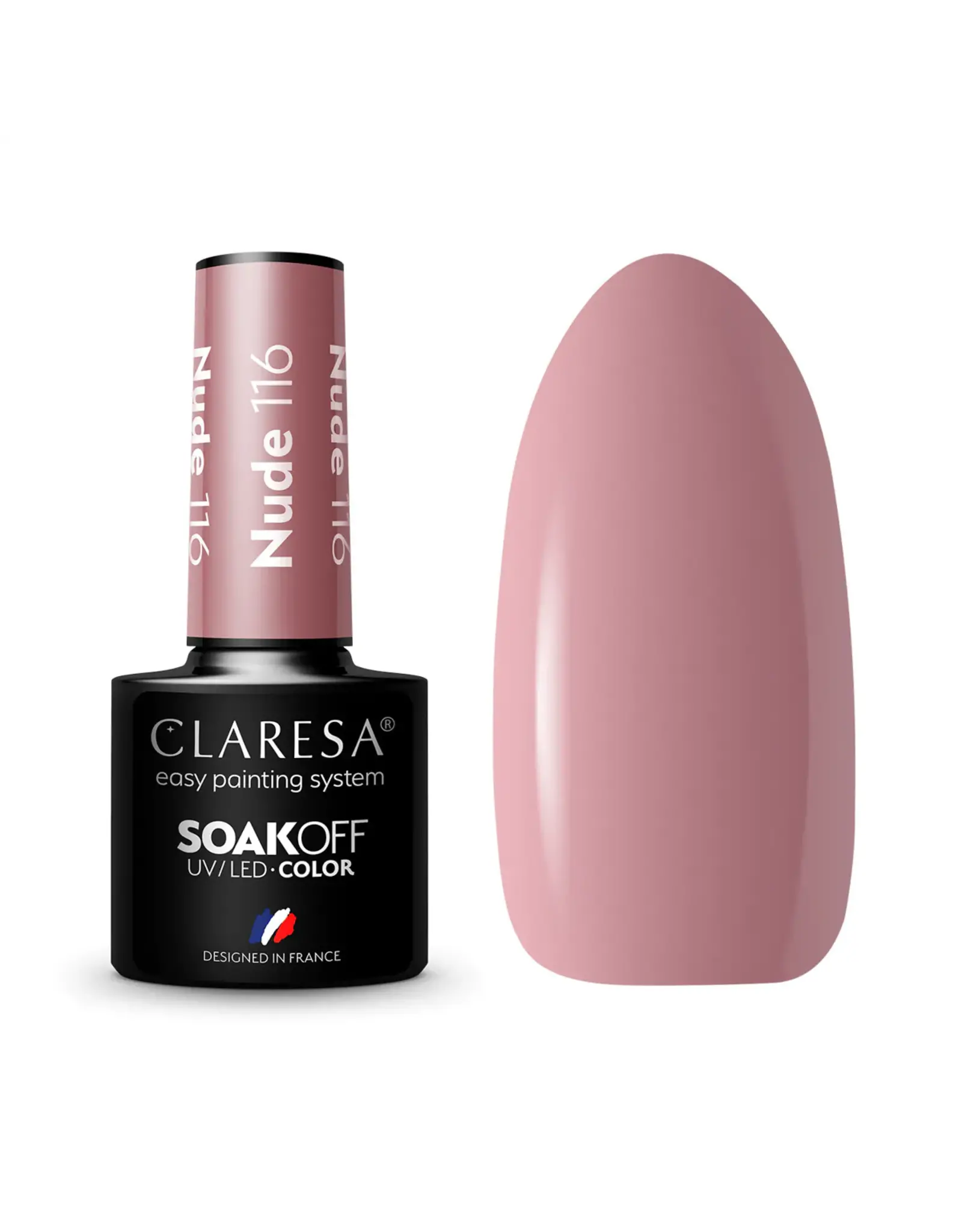 Claresa Gel polish 8ml. Nude 116